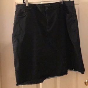 Black denim skirt by Eloquii size 22
